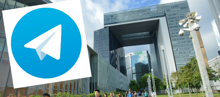 QR code to add friends on Telegram